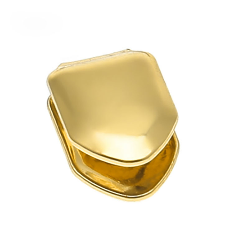 14k Gold Plated Small Single Tooth Cap Grillz Hip Hop Teeth Grill Made with Jeweler's Brass Plated with 14k Gold Finish Reusable Molding Bar
14k Gold Plated Small Single Tooth Cap Grillz Hip Hop Teeth Grill Made with Jeweler's Brass Plated with 14k Gold Finish Reusable Molding Bar
