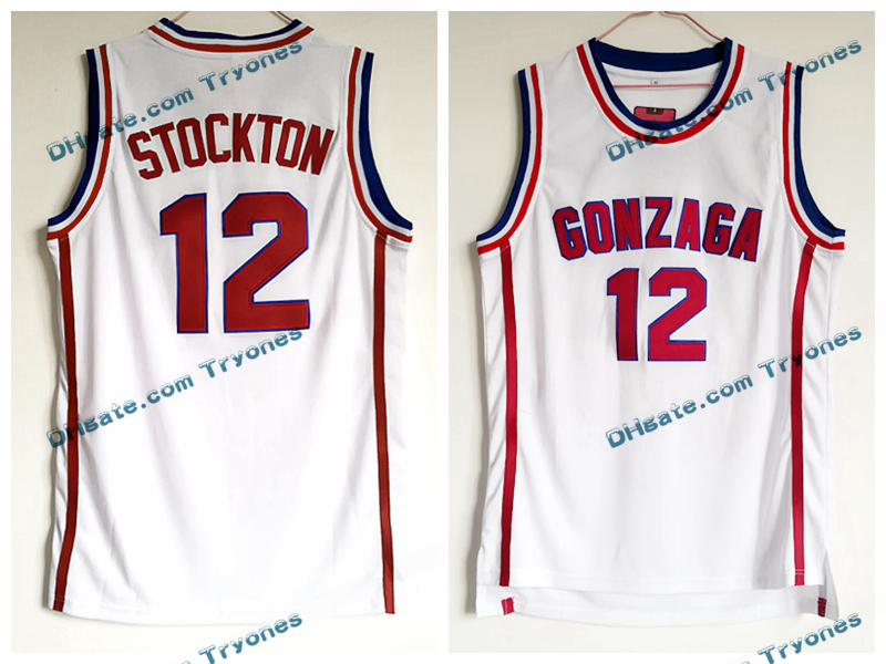 Mens John Stockton White Gonzaga Bulldogs College Stitched Basketball Jerseys Mens John Stockton #12 Basketball Shirts S-XXL
Mens John Stockton White Gonzaga Bulldogs College Stitched Basketball Jerseys Mens John Stockton #12 Basketball Shirts S-XXL
