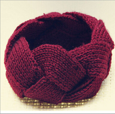 Fashion 1Pcs New Crochet Twist Knitted Headwrap Headband Winter Warmer Hairband For Women 10 Colors Women Headwears