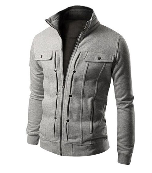 Men jackets Hoodies Sweatshirts Tracksuits Solid Fashion Mens Hoodie Zipper Design Tracksuit Men's Sportswear Winter long sleeve