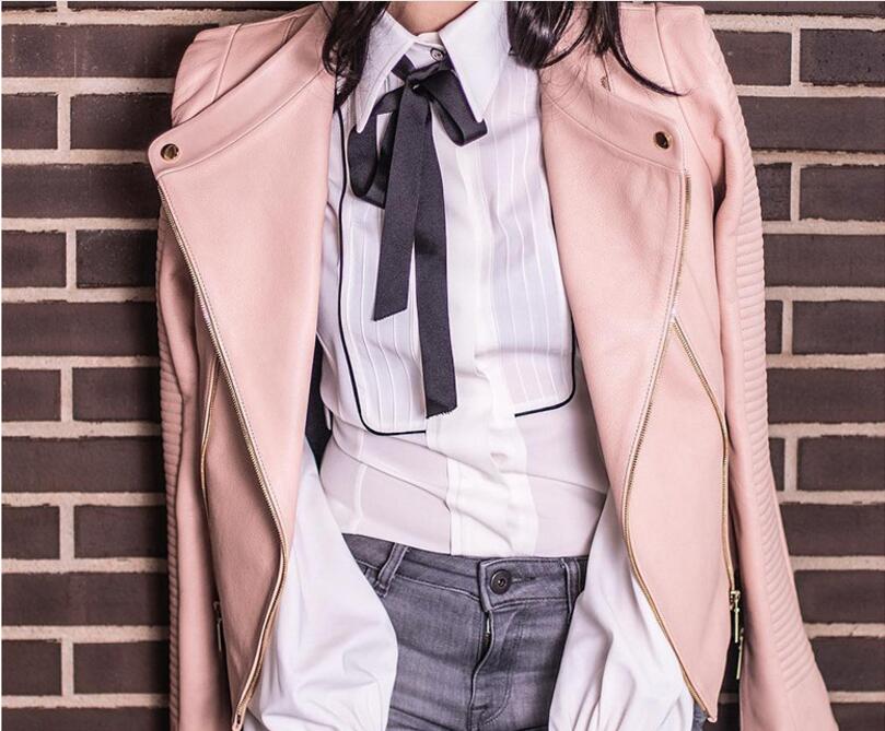 Bow Tie Blouses Women Lantern Sleeve Shirts Top White Button Shirts Female Elegant Office Top Sexy Club Party Shirt Blusas GV159 q171122