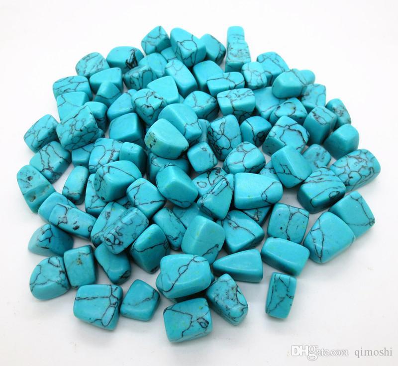 Wholesale 100g 15~25MM Natural Crystal Agate Tumbled stone Beads Chakra Healing reiki & lucky wish stone beads jewelry accessories