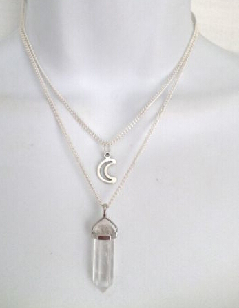 Hexagonal Prism Gemstone Rock Natural Crystal Quartz Healing Point Chakra Stone Bullet Necklaces Multilayer Choker Pendant&Necklaces Jewelry
Hexagonal Prism Gemstone Rock Natural Crystal Quartz Healing Point Chakra Stone Bullet Necklaces Multilayer Choker Pendant&Necklaces Jewelry