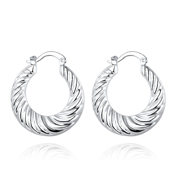 Brand new sterling silver Dinette ear clip DFMSE696,women's 925 silver Dangle Chandelier earrings 10 pairs a lot factory diret sale can mix