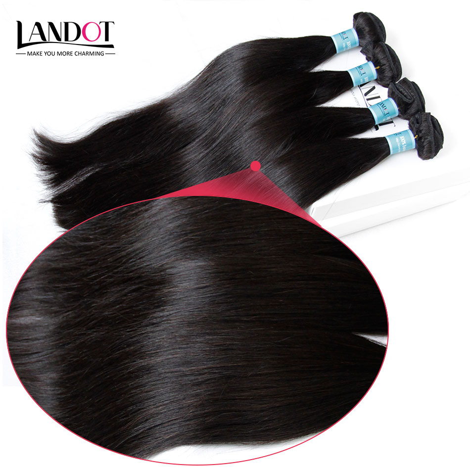 Cambodian Straight Hair Grade 8A Unprocessed Cambodian Human Hair Weave Bundles Cambodian Hair Extensions 3Pcs Lot Natural Black Can Color