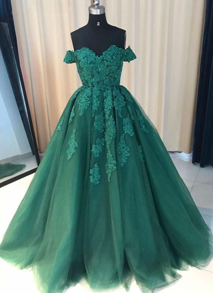 New Arrival Long Prom Dress With Lace Appliques Beaded Off The Shoulder Sweep Train Green Formal Party Gowns PD112701, Black
New Arrival Long Prom Dress With Lace Appliques Beaded Off The Shoulder Sweep Train Green Formal Party Gowns PD112701, Black