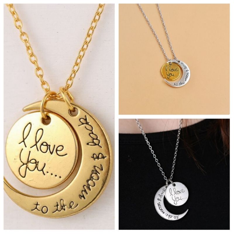 21pcs Alloy Pendant Necklace I Love You To The Moon & Back Friend Friendship Charms 
21pcs Alloy Pendant Necklace I Love You To The Moon & Back Friend Friendship Charms