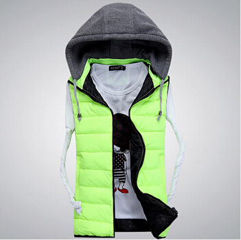 Fall-New Arrival Winter and Antumn casual cotton men/women vest latest style Fashion Warm Hooded thick jacket 4 color free shipping