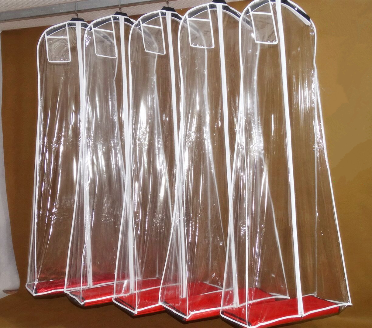 transparent pvc dust bag for wedding dress prom evening party gown bags 16058 cm wedding accessory garment cover travel storage dust covers