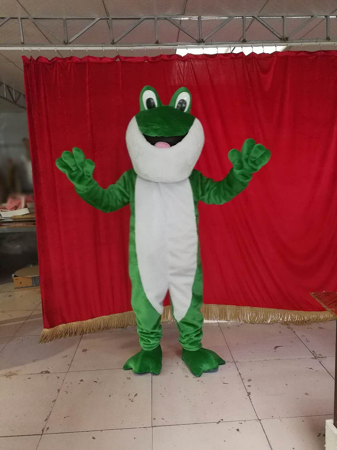 frog mascot costume Adult Size free shipping, Green 
frog mascot costume Adult Size free shipping, Green