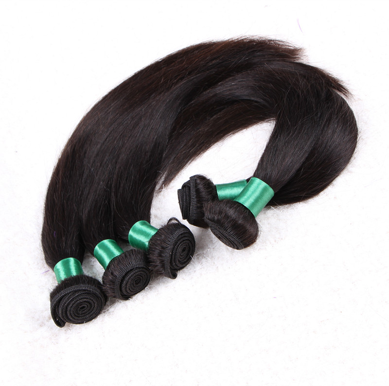 grade 6abrazilian human remy hair silk straight hair bundle 100g piece 5pcs lot no tangle no shedding free dhl