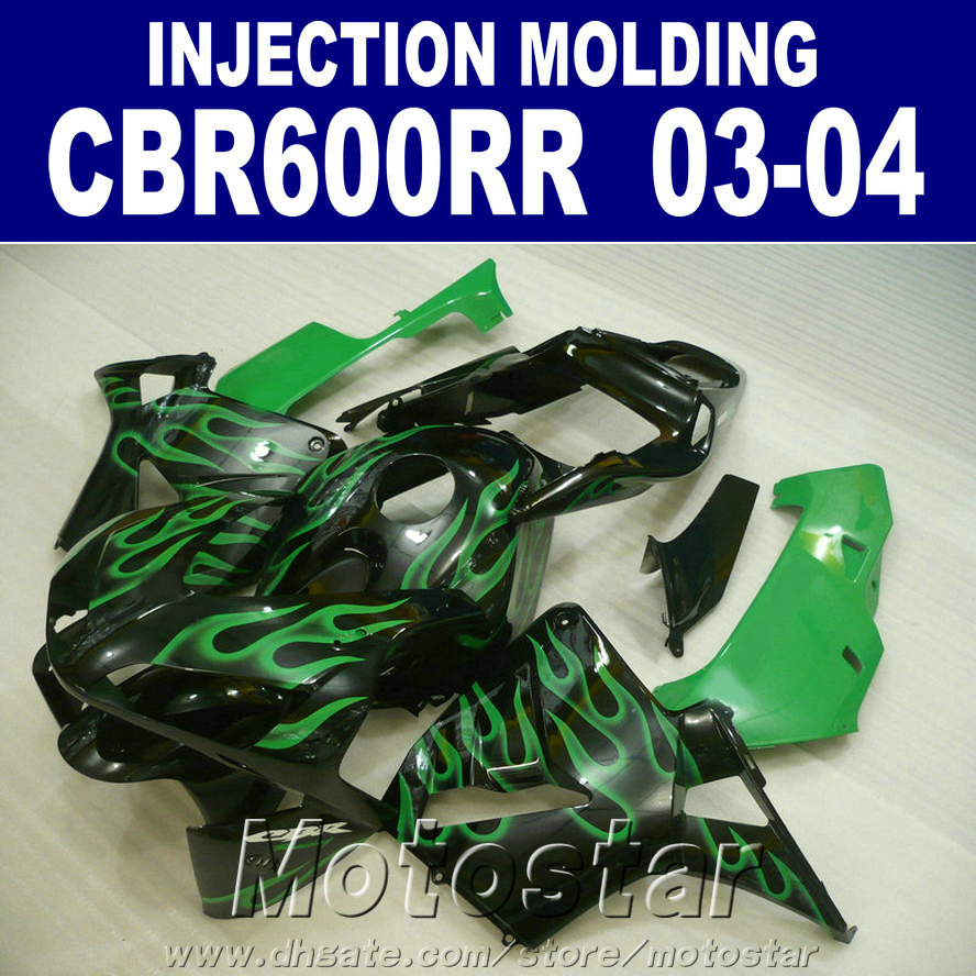Free customize Injection Mold for HONDA CBR 600RR 2003 2004 03 04 CBR600RR green flame body repair fairings VJ7K, Same as picture
Free customize Injection Mold for HONDA CBR 600RR 2003 2004 03 04 CBR600RR green flame body repair fairings VJ7K, Same as picture