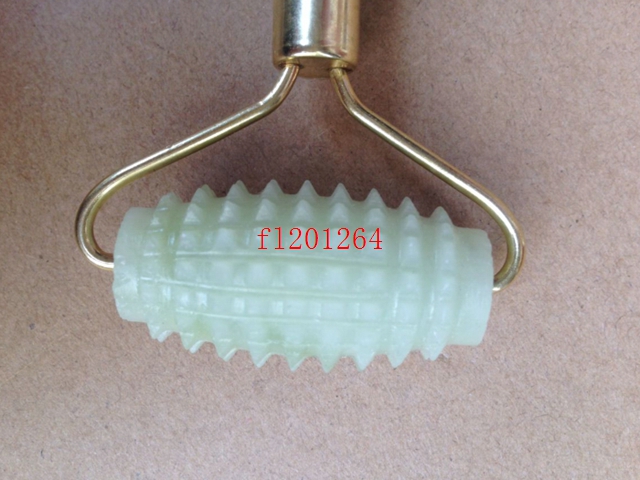 1pcs Free Shipping Wholesale Facial Relaxation Slimming Tool Jade Roller Massager For Body Face jade massage stone