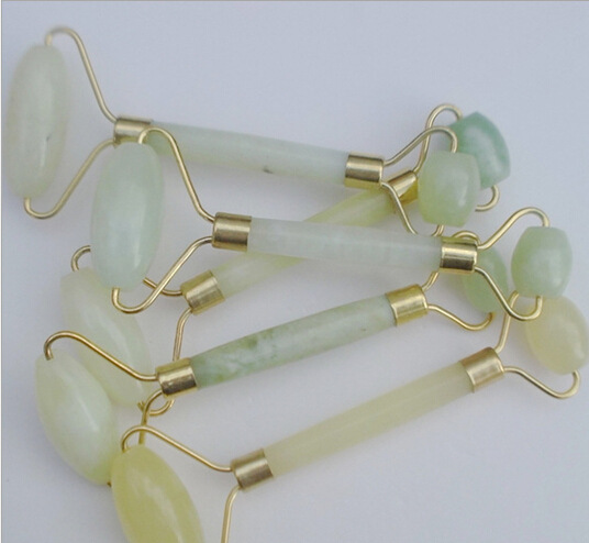 Practical Women/Lady Facial Relaxation Slimming Tool Jade Roller Massager For Face Body Head Neck Foot jade massage stone