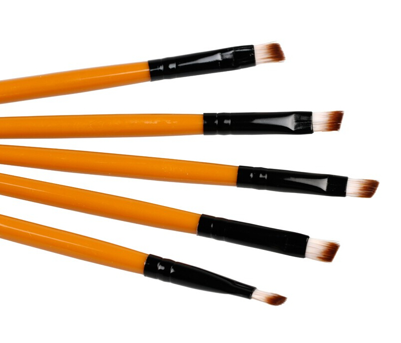 Pro Good Quality Elite Angled Eyebrow Brush Eye Brow Tool Color Black Or Brown Handle Random Delivery for Women Beauty