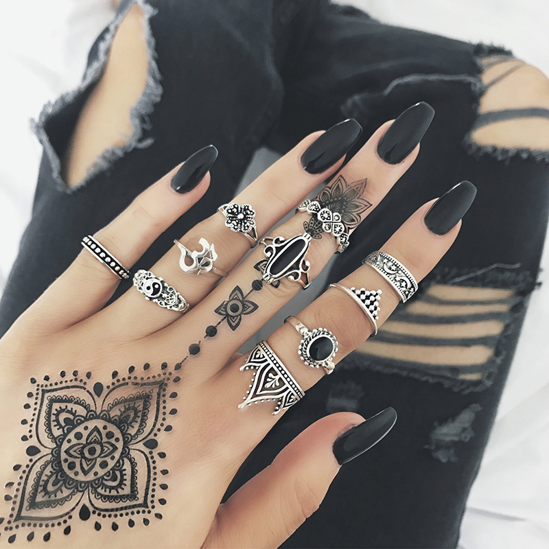 Vintage FashionSet 10pcs Boho Yoga Yinyang Finger Knuckle Ring Band Midi Rings Stacking Ring
Vintage FashionSet 10pcs Boho Yoga Yinyang Finger Knuckle Ring Band Midi Rings Stacking Ring
