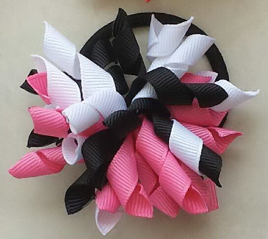 Korker Side Clip Cute Princess Barrettes Bowknot Children Girls 2.5INCH Hair Bows Flowers Clips Headwear Baby Bobbles Curlies Loop Ribbon Accessories 