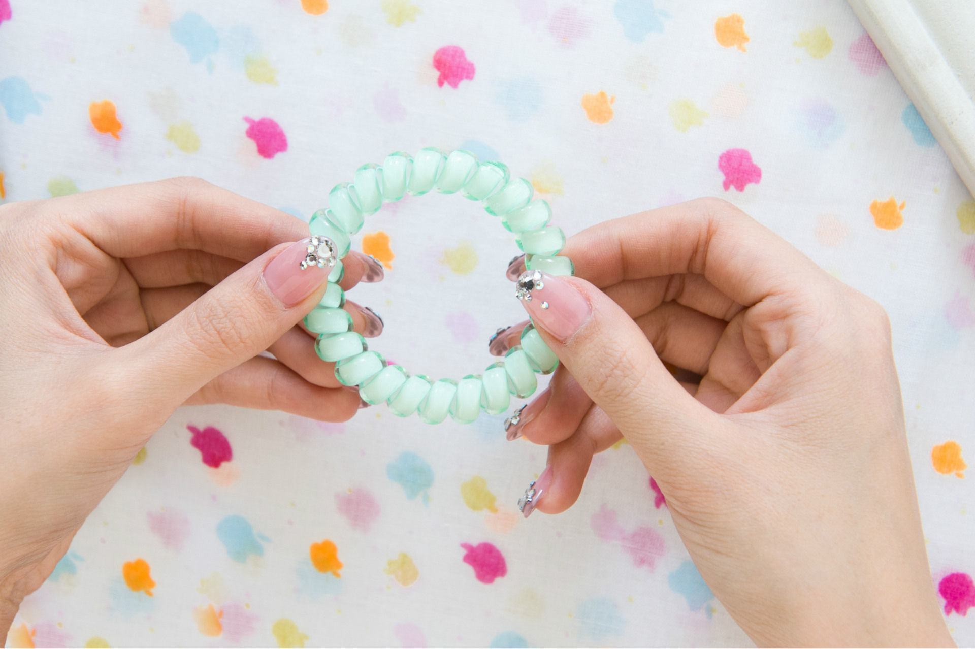 25pcs 25 colors 5 cm High Quality Telephone Wire Cord Gum Hair Tie Girls Elastic Hair Band Ring Rope Candy Color Bracelet Stretchy