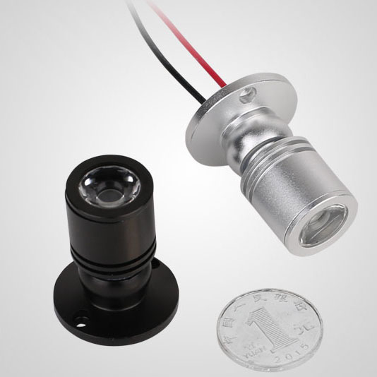 1W Mini Small LED Spotlight Small LED Lamp For Showcase/ Cabinet/ Cupboard/ Counter/ Showroom/ Display Case
