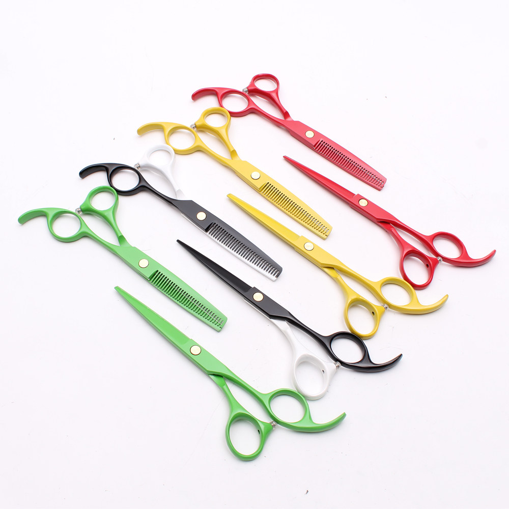 2Pcs C1023 5.5" 440C Customize Logo High Quality Human Hair Scissors Barbers' Hairdressing Shears Cutting Thinning Scissors Salon Style Tool
2Pcs C1023 5.5" 440C Customize Logo High Quality Human Hair Scissors Barbers' Hairdressing Shears Cutting Thinning Scissors Salon Style Tool