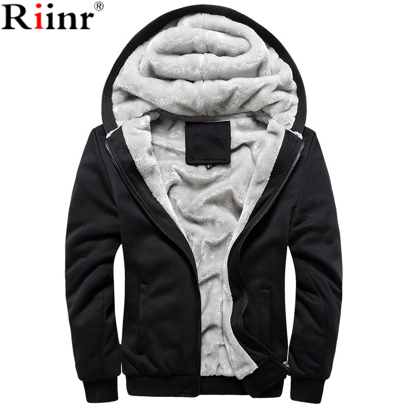 Wholesale- Riinr 2017 New Hot Sale Men's Hooded Casual Brand Hoodies Wool Liner Mens Winter Thickened Warm Coat Male Sweatshirts Outwear, Red
Wholesale- Riinr 2017 New Hot Sale Men's Hooded Casual Brand Hoodies Wool Liner Mens Winter Thickened Warm Coat Male Sweatshirts Outwear, Red