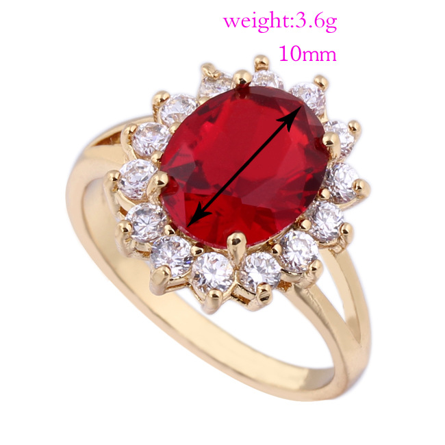Upscale Brand Jewelry Full Clear Cubic Zirconia 18K Gold Red Crystal Ruby Women Engagement Wedding Bridal Band Ring A989
Upscale Brand Jewelry Full Clear Cubic Zirconia 18K Gold Red Crystal Ruby Women Engagement Wedding Bridal Band Ring A989