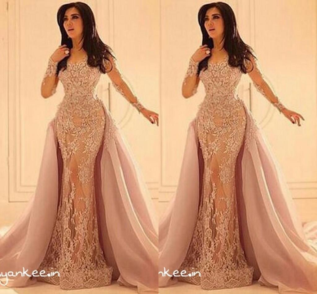 Long Sleeves Formal Arabic Evening dresses 2019 Vestidos De Festa Lace Appliques Crew Sheer Neckline Over Skirts Vintage Mermaid Prom Gowns, Light purple
Long Sleeves Formal Arabic Evening dresses 2019 Vestidos De Festa Lace Appliques Crew Sheer Neckline Over Skirts Vintage Mermaid Prom Gowns, Light purple