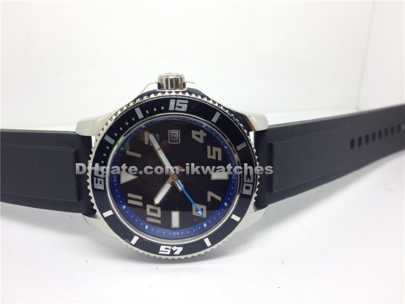 Top quality mechanical watch automatic movement watches for men auto date wristwatch rubber strap wrist watch 030