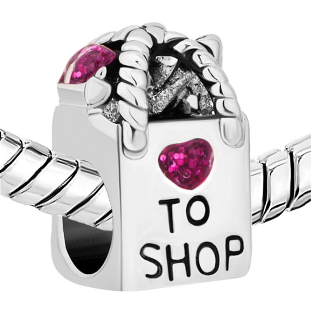 Rhodium Plating Glitter Purple Enamel Shopping Basket Heart Love To Shop Beads Fit Pandora Charm Bracelet, Black
Rhodium Plating Glitter Purple Enamel Shopping Basket Heart Love To Shop Beads Fit Pandora Charm Bracelet, Black