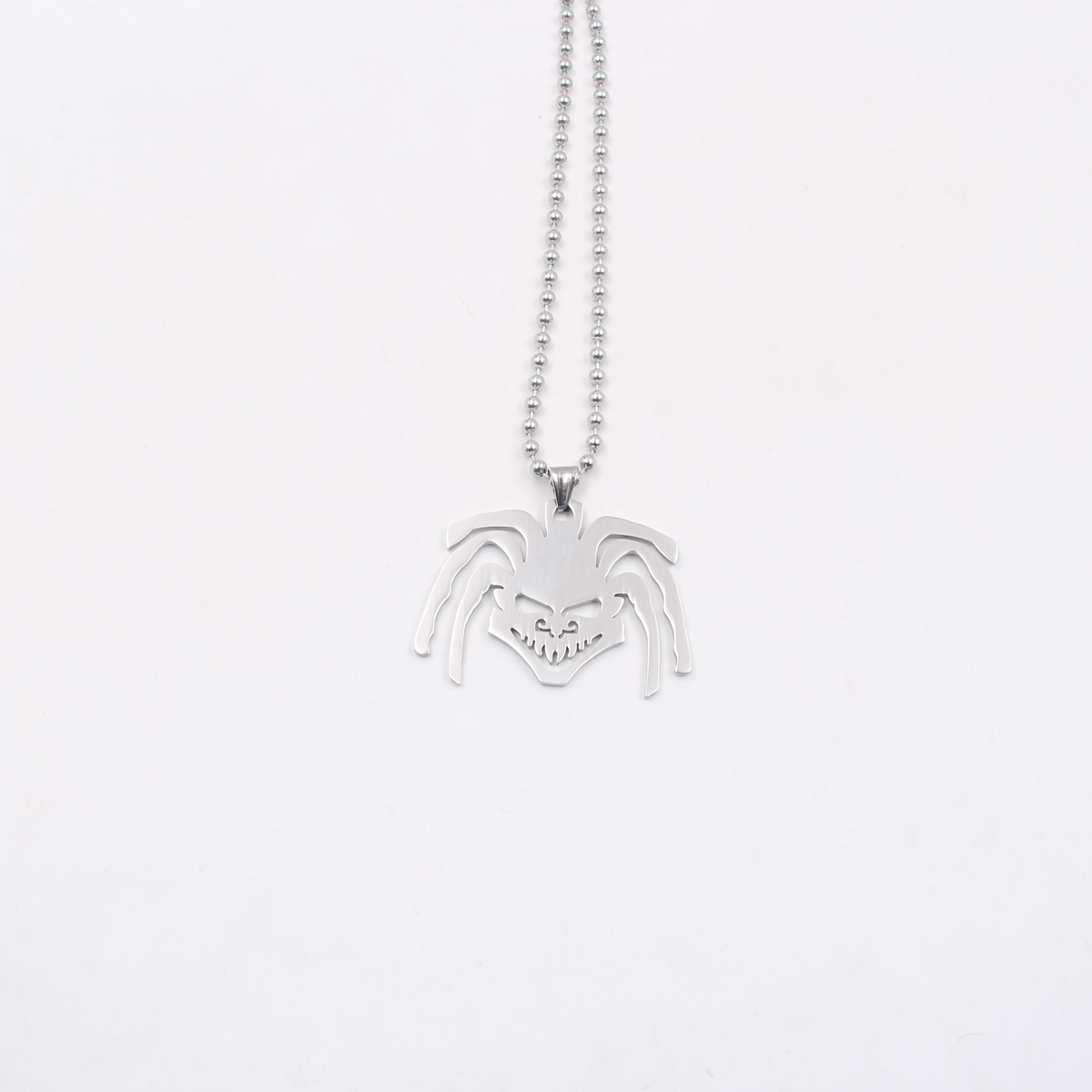 Free shipping NEW Jewelry Men's Twiztid ICP silver Style Skull charms stainless steel pandent necklace with 30 inch ball chain