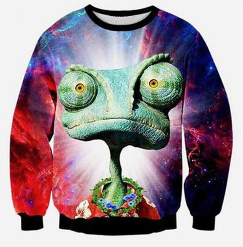 w1216 Crewneck Sweatshirt Bread Donuts Alpaca Llamas Animal 3d Print Women/Men Sweats Sport Jumper Hoodies Tops plus size S-2XL