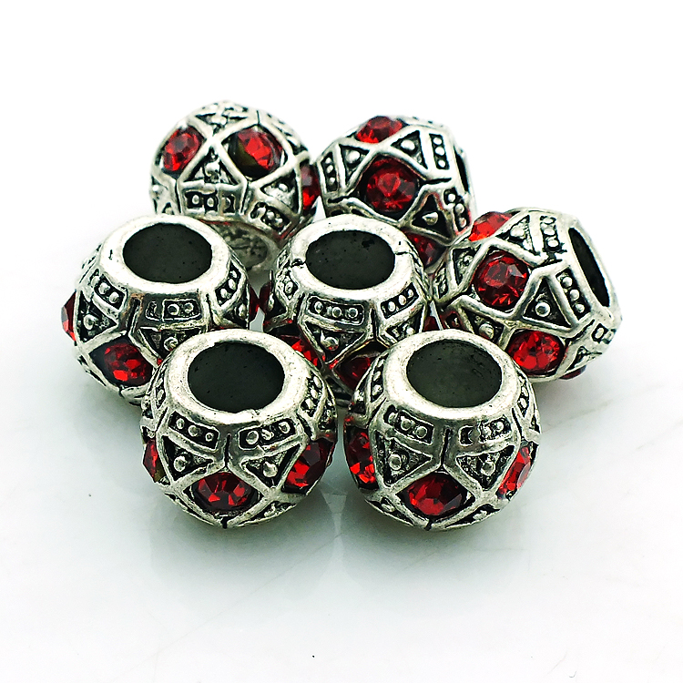 Brand New Fashion Metal Beads Antique Silver Crystal Big Hole Loose Beads Fit European Bracelets DIY Jewelry, Black
Brand New Fashion Metal Beads Antique Silver Crystal Big Hole Loose Beads Fit European Bracelets DIY Jewelry, Black