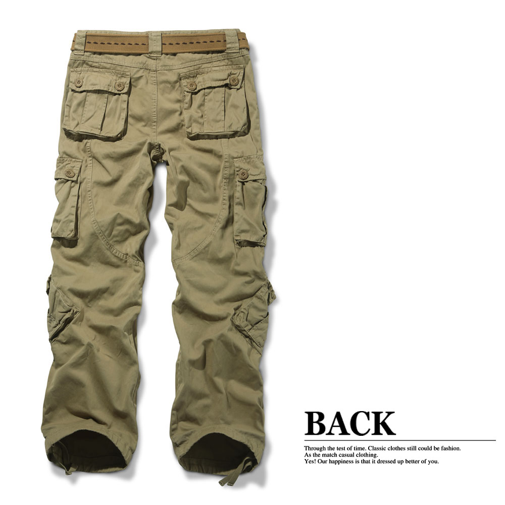 Wholesale-Mens Classic Matchstick Baggy Pants Slant Pocket Cargo Pants SZ 29-44 #3357