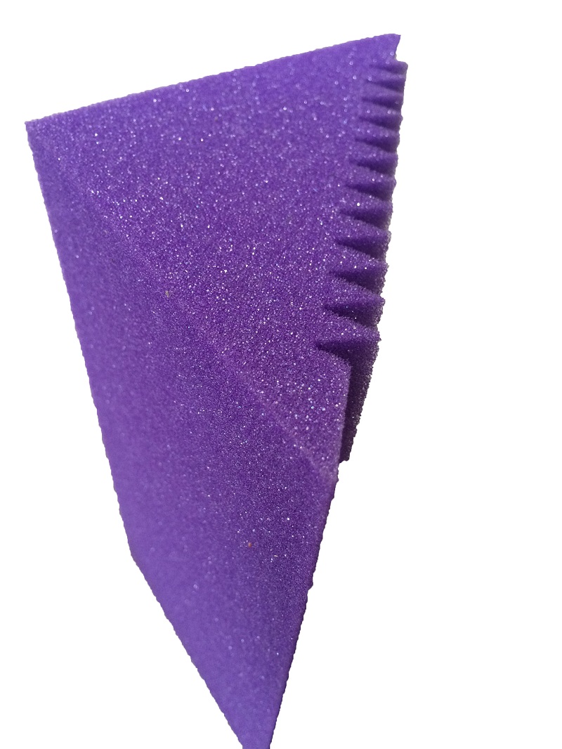12 x 12 x 24cm Purple Bass trap Acoustic Panel For The Corner Wall Studio Room 12 PCS5611676