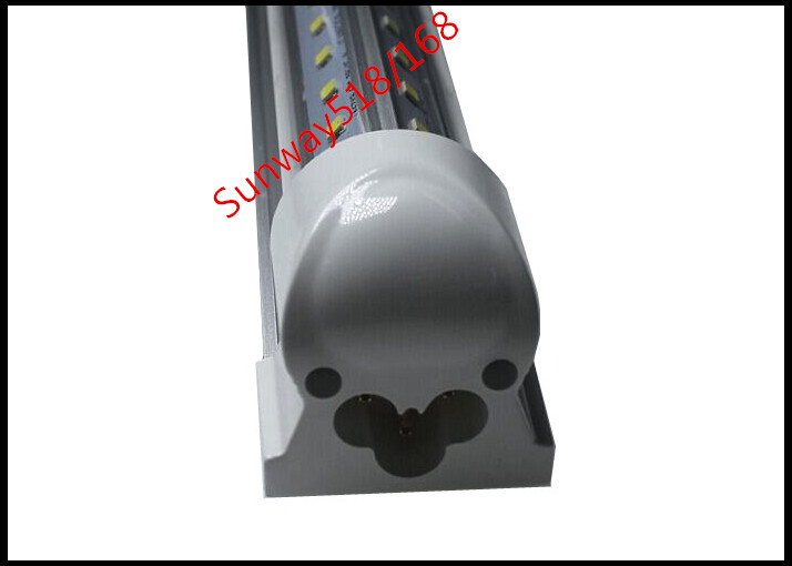 t8 integrated led tube 72W 8ft FA8 Single Pin G13 R17D Double Sides smd2835 384PCS Led Light Tubes 8 foot AC85-265V UL DLC