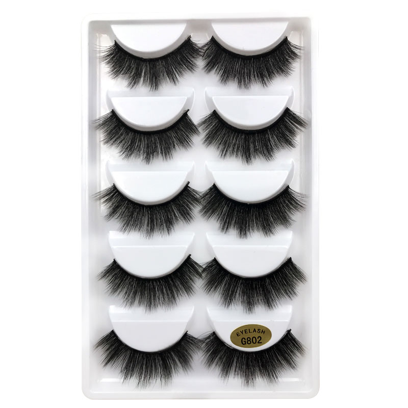 5pairs/set 3D Mink False EyeLashes Thick Plastic Black Cotton Full Strip Fake Eye Lashes For Party Cosmetic Make Up Tool With Box G800
5pairs/set 3D Mink False EyeLashes Thick Plastic Black Cotton Full Strip Fake Eye Lashes For Party Cosmetic Make Up Tool With Box G800