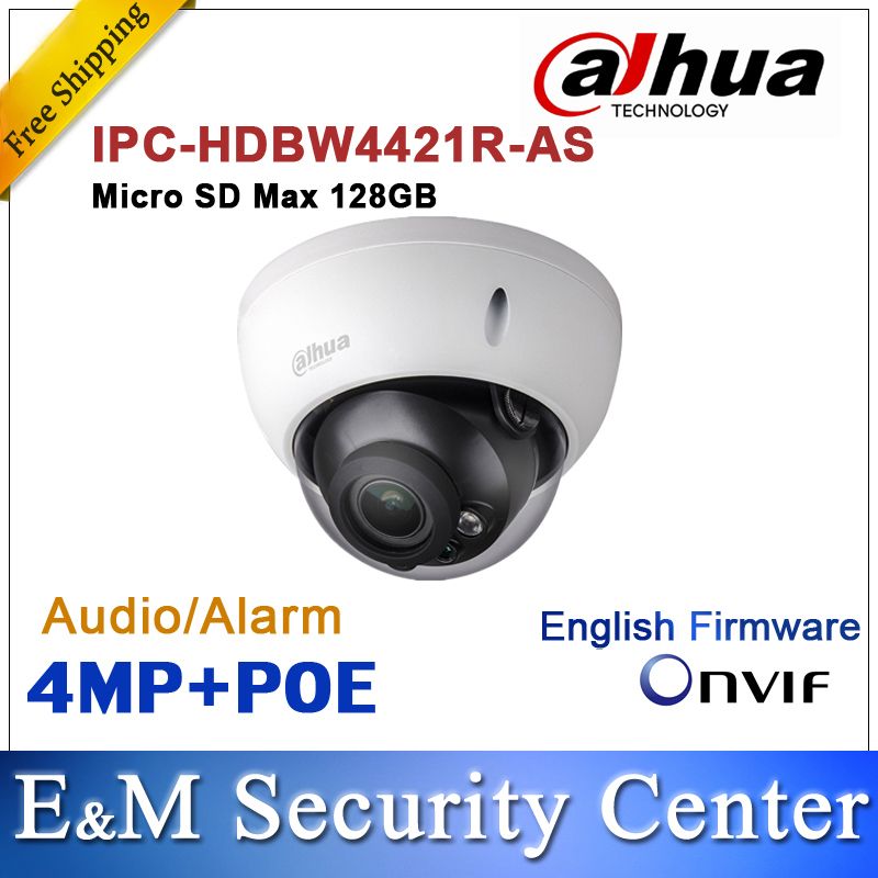 Original Dahua 4MP IPC-HDBW4421R-AS IP network camera Support POE & Micro SD storage Audio alarm DH-IPC-HDBW4421R-AS
Original Dahua 4MP IPC-HDBW4421R-AS IP network camera Support POE & Micro SD storage Audio alarm DH-IPC-HDBW4421R-AS