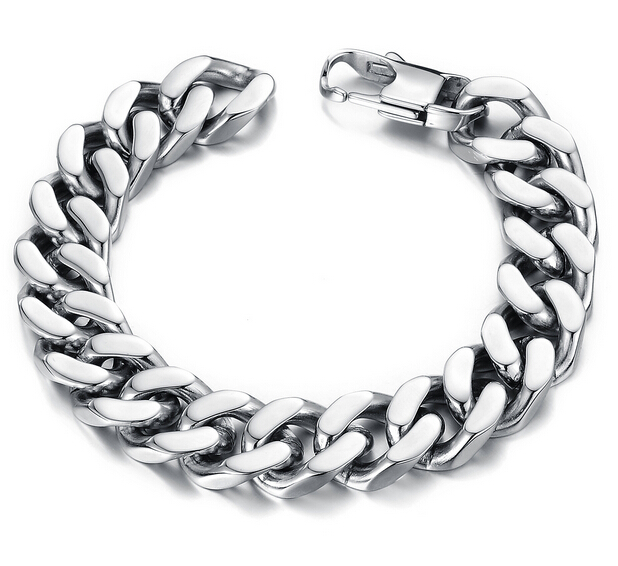 10/12/14mm Curb Cuban Stainless Steel Bracelet Mens Chain Clasp Link Bracelets Silver Tone Jewelry Gift Promotion, Black
10/12/14mm Curb Cuban Stainless Steel Bracelet Mens Chain Clasp Link Bracelets Silver Tone Jewelry Gift Promotion, Black