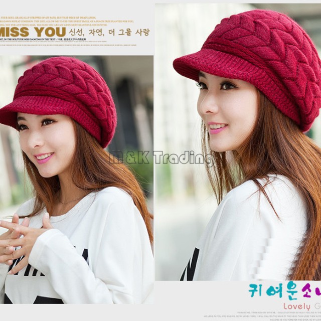 Fashion Crochet Beanie Hats Elegant Women Hat Winter And Fall Skull Caps Knitted Cap Keep Warm Multi Colors