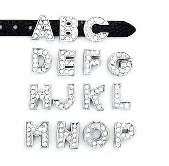 8MM Full Rhinestone Slide Letters "A-J Can Choose Each Letter" (20PCS/lot) For DIY Wristband & Bracelet
8MM Full Rhinestone Slide Letters "A-J Can Choose Each Letter" (20PCS/lot) For DIY Wristband & Bracelet