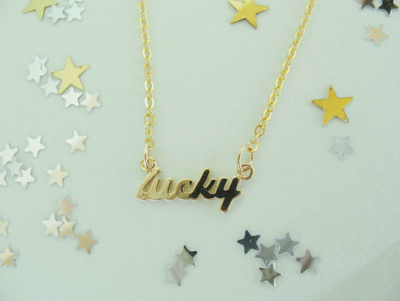 30PCS- N122 Gold Silver Simple Lucky Word Necklace Tiny Stamped Lucky Letters Necklace Good Luck Necklaces for Best Friends Gifts
30PCS- N122 Gold Silver Simple Lucky Word Necklace Tiny Stamped Lucky Letters Necklace Good Luck Necklaces for Best Friends Gifts