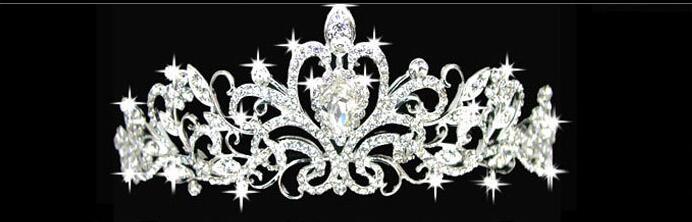 Tiaras gold Tiaras Crowns Wedding Hair Jewelry neceklace,earring Cheap Wholesale Fashion Girls Evening Prom Party Dresses Accessories