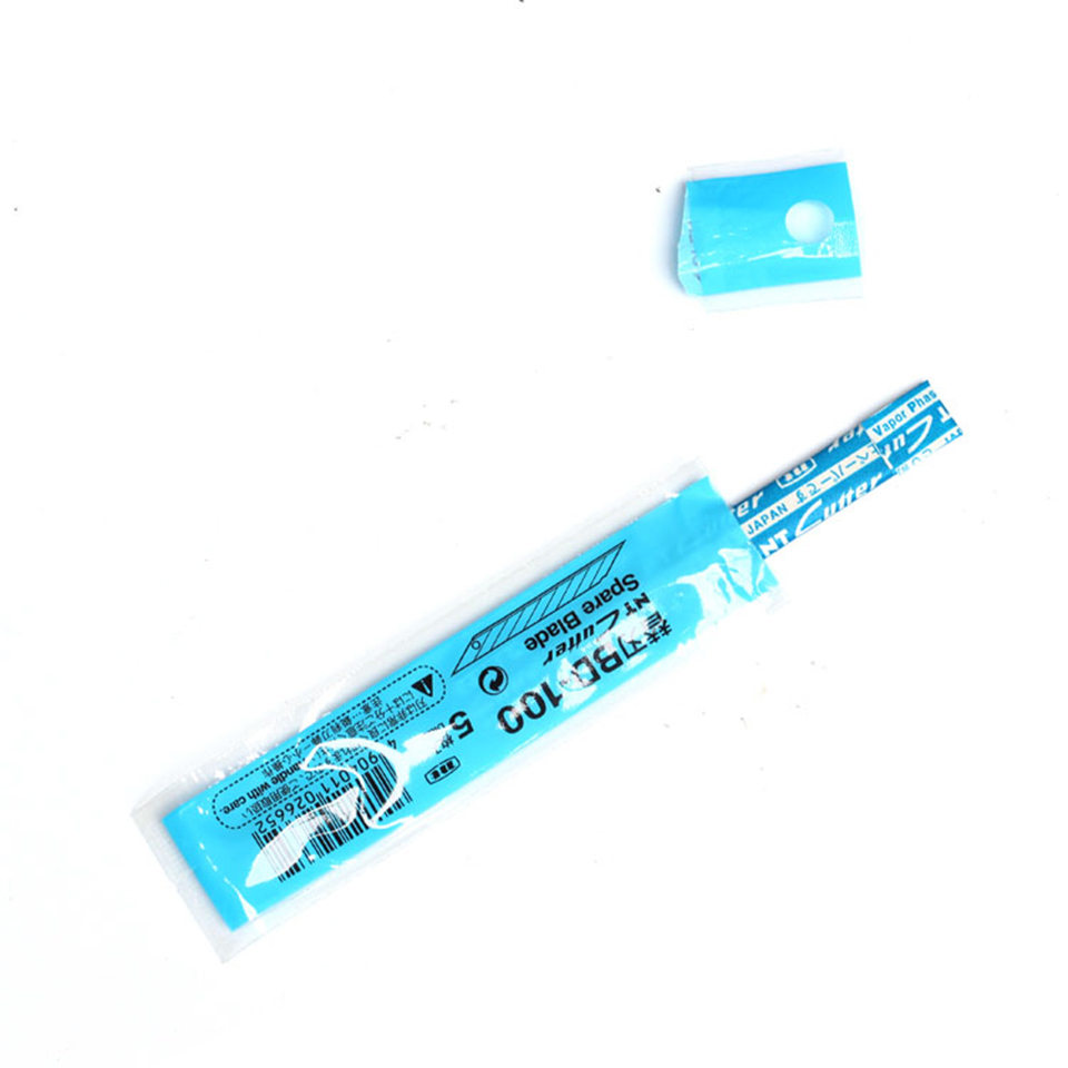 Genuine NT Cutter BD-100 Replacement Blades - 30° 9mm Pointed Utility Knife Blades for Craft, Vinyl Wrap & Leather, 50-Pack Stainless Steel Spare Blad