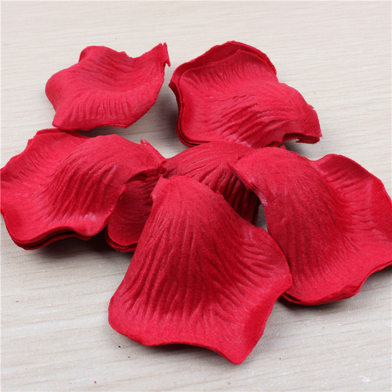 Artificial fabric rose petal for wedding silk rose flower fake flower wedding decorationParty Festival Table Confetti Decor
