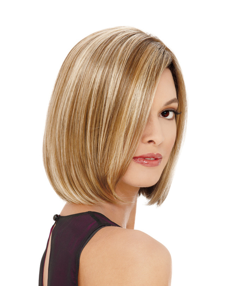 Fashion hair style Fashion blonde highlighted Short Straight BOBO womens wig free shipping