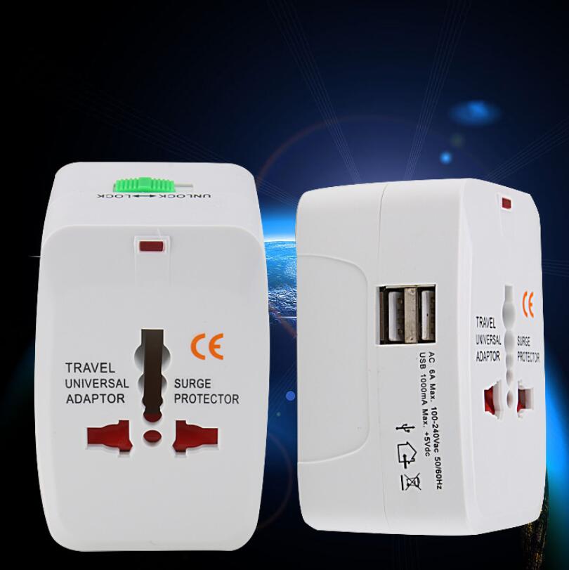 All in One Universal International Plug Adapter 2 USB Port World Travel AC Power Charger Adaptor with AU US UK EU Converter Plug GM
All in One Universal International Plug Adapter 2 USB Port World Travel AC Power Charger Adaptor with AU US UK EU Converter Plug GM