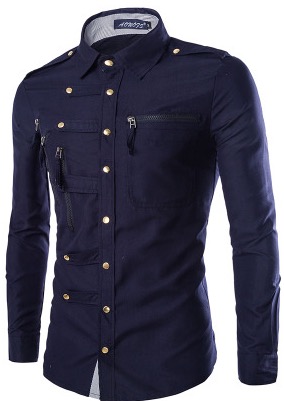 Wholesale Fashion Zipper Mens Shirts Long Sleeve Shirt Men Camisa Masculina Men Button Up Shirts Casual Dress Shirts, Black
Wholesale Fashion Zipper Mens Shirts Long Sleeve Shirt Men Camisa Masculina Men Button Up Shirts Casual Dress Shirts, Black