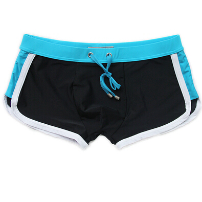 Wholesale-Men's Brand Patchwork Swimwear Swimming Trunks Fashion Swim Briefs Shorts For Brand Beach Wear Bathing Suit Spandex Nylon S-XL