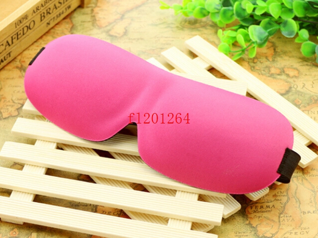 500pcs/lot Free Shipping 3D Eye Mask Blindfold Patches Travel Sleep sleeping Eye Cover 5 Colors