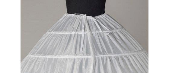 Stock White Black Ball Gown 6 Hoops Petticoat Wedding Slip Crinoline Bridal Underskirt Slip 6 Hoop Skirt Crinoline For Quinceanera Dress CPA206